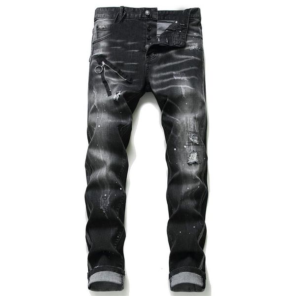 unique mens distressed badge black skinny jeans fashion designer slim fit washed motocycle denim pants panelled hip hop biker trou2688, Blue
unique mens distressed badge black skinny jeans fashion designer slim fit washed motocycle denim pants panelled hip hop biker trou2688, Blue