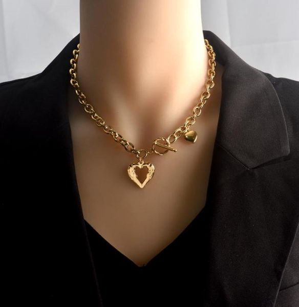 pendant necklace gold jewelry collarbone chain stainless steel love heart golden silver chokers link women girl adjustable bracele7160965
pendant necklace gold jewelry collarbone chain stainless steel love heart golden silver chokers link women girl adjustable bracele7160965