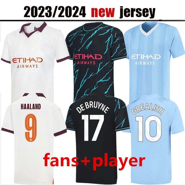23 24 haaland soccer jerseys grealish sterling mans cities mahrez fans player version de bruyne foden 2023 2024 football shirt sets uniform, Black;yellow
23 24 haaland soccer jerseys grealish sterling mans cities mahrez fans player version de bruyne foden 2023 2024 football shirt sets uniform, Black;yellow