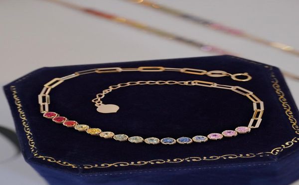 22092207 women039s jewelry chain bracelet rainbow round sapphire au750 18k yellow gold 1618cm adjustable gem stones fashion gi7670607, Black
22092207 women039s jewelry chain bracelet rainbow round sapphire au750 18k yellow gold 1618cm adjustable gem stones fashion gi7670607, Black