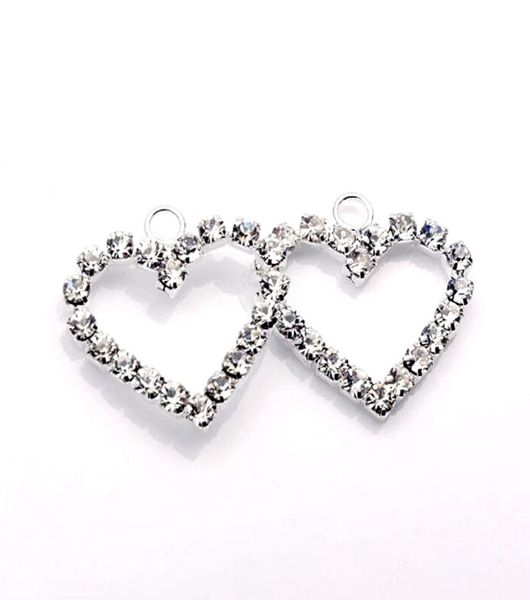 100pcs silver plate clear rhinestone heart shaped charm pendants for jewelry making bracelet necklace findings 0023073209554, Bronze;silver
100pcs silver plate clear rhinestone heart shaped charm pendants for jewelry making bracelet necklace findings 0023073209554, Bronze;silver