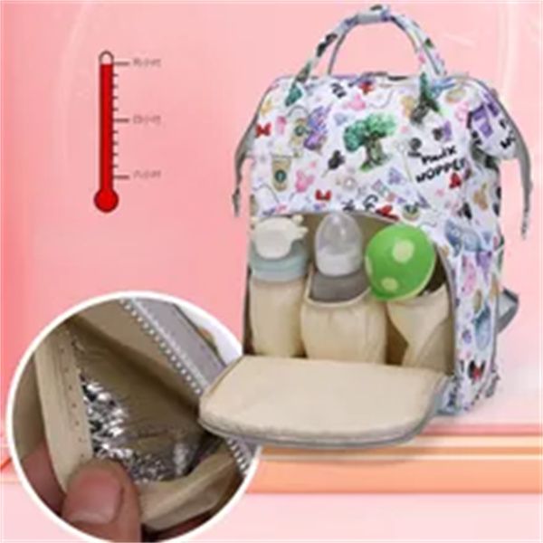 cartoon mommy bag shoulder handheld mother bags large capacity multifunctional baby diaper bagpack printing, Black
cartoon mommy bag shoulder handheld mother bags large capacity multifunctional baby diaper bagpack printing, Black