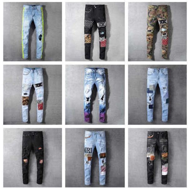 men's mens classic hip hop pants stylist distressed ripped biker jean slim fit motorcycle denim jeans hj1eogg255z, Blue
men's mens classic hip hop pants stylist distressed ripped biker jean slim fit motorcycle denim jeans hj1eogg255z, Blue