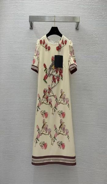 street style dresses 2023 new spring summer o neck short sleeve print fashion milan runway dress designer brand same style women7886014, Black;pink
street style dresses 2023 new spring summer o neck short sleeve print fashion milan runway dress designer brand same style women7886014, Black;pink
