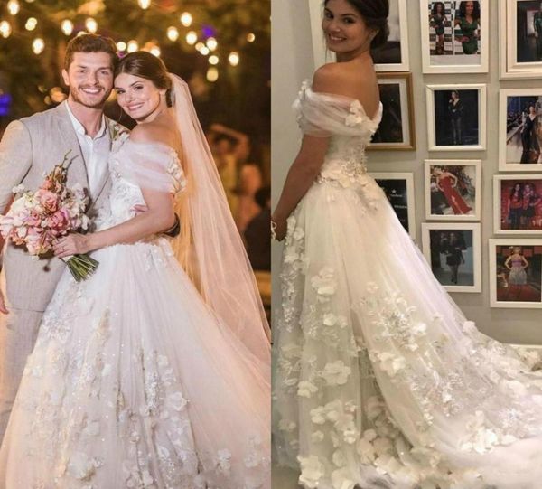 beautiful 3d floral applique wedding dresses aline bohemian boho off shoulder tulle country style bride dress ball gowns vestido 1037712, White
beautiful 3d floral applique wedding dresses aline bohemian boho off shoulder tulle country style bride dress ball gowns vestido 1037712, White