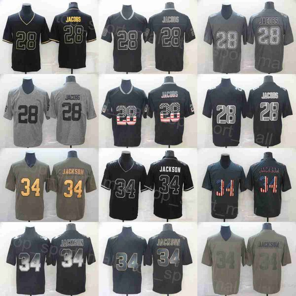 mans football 34 bo jackson jerseys 28 josh jacobs stitched goddess olive salute to service hyphenation color rush shadow smoke flag rainbow, Black;red
mans football 34 bo jackson jerseys 28 josh jacobs stitched goddess olive salute to service hyphenation color rush shadow smoke flag rainbow, Black;red