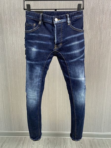 italian fashion european and american men's casual jeans high-end washed hand polished quality optimized a608, Blue
italian fashion european and american men's casual jeans high-end washed hand polished quality optimized a608, Blue