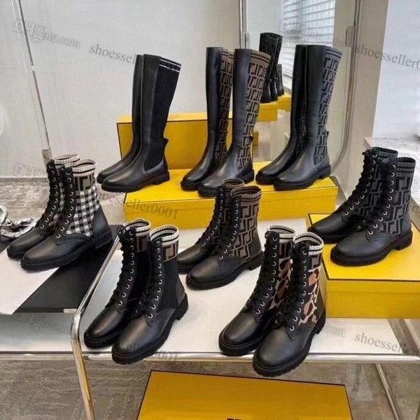 2023 designer knitted sock style flats tall boots rockoko jacquard stretch fabric mid black brown leather martin over knee high boot for wom
2023 designer knitted sock style flats tall boots rockoko jacquard stretch fabric mid black brown leather martin over knee high boot for wom