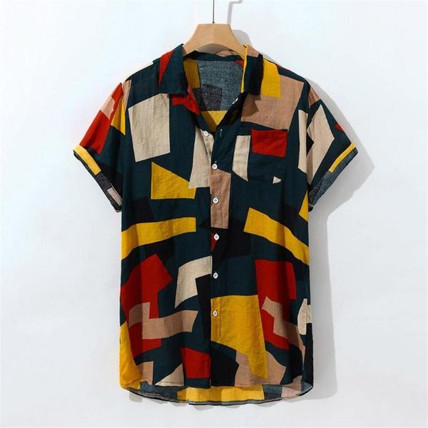 cotton hawaiian shirt men turn down collar geometric print summer shirts 2019 casual streetwear mens clothing camisa masculina283s, White;black
cotton hawaiian shirt men turn down collar geometric print summer shirts 2019 casual streetwear mens clothing camisa masculina283s, White;black