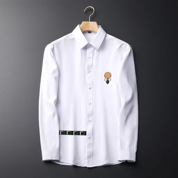2021 luxury designer men's shirts fashion casual business social and cocktail shirt brand spring autumn slimming the most fas258r, White;black
2021 luxury designer men's shirts fashion casual business social and cocktail shirt brand spring autumn slimming the most fas258r, White;black