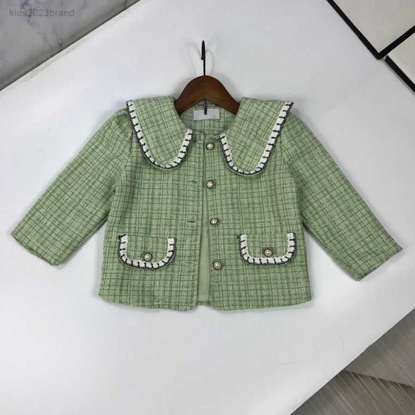 designer kids coats child large lapel jacket size 90-140 cm fashion pearl button decoration baby outwear luxurious aug09, Blue;gray
designer kids coats child large lapel jacket size 90-140 cm fashion pearl button decoration baby outwear luxurious aug09, Blue;gray