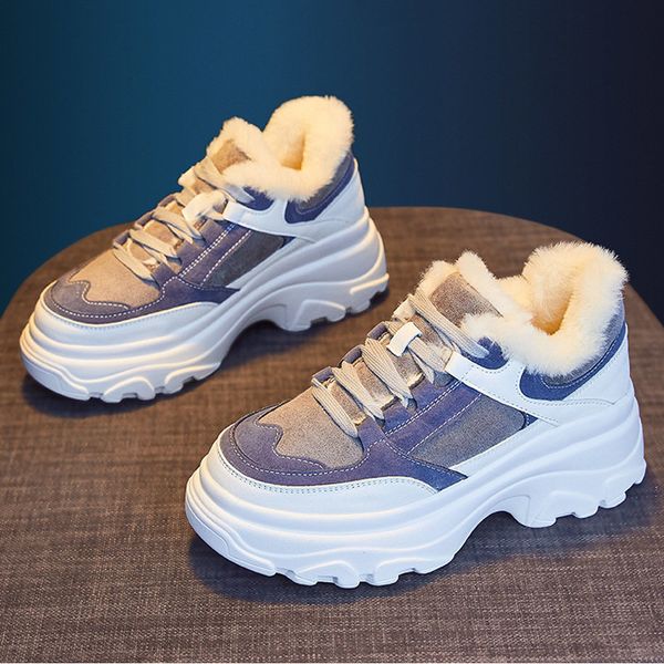 dress shoes genuine leather women chunky sneakers winter plush sports cotton ladies platform warm vulcanized female 230812, Black
dress shoes genuine leather women chunky sneakers winter plush sports cotton ladies platform warm vulcanized female 230812, Black