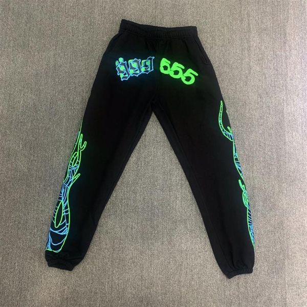 young thug sp5der 55555 pants women men flame letter ice silk print sweatpants fashion trend loose strappy casual men's267d, Black
young thug sp5der 55555 pants women men flame letter ice silk print sweatpants fashion trend loose strappy casual men's267d, Black