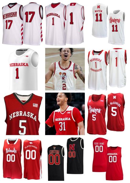 nebraska cornhuskers basketball jersey ncaa college quaran mcpherson oleg kojenets keisei tominaga trevor lakes trey mcgowens derrick walker, Black
nebraska cornhuskers basketball jersey ncaa college quaran mcpherson oleg kojenets keisei tominaga trevor lakes trey mcgowens derrick walker, Black