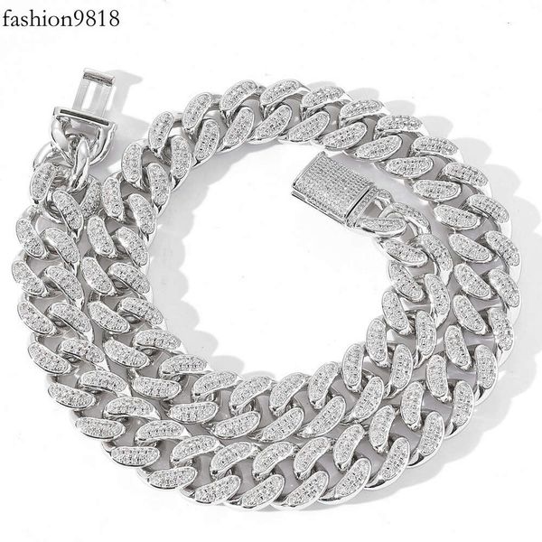 fast shipping hip hop jewelry for men women custom sterling sier iced out 15mm cuban link moissanite chain, Silver
fast shipping hip hop jewelry for men women custom sterling sier iced out 15mm cuban link moissanite chain, Silver