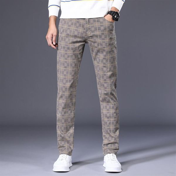 plaid jeans for men's stright denim pants men loose ankle-length jeans male plaid casual streetweat korean clothes149z, Blue
plaid jeans for men's stright denim pants men loose ankle-length jeans male plaid casual streetweat korean clothes149z, Blue