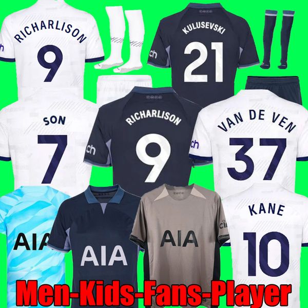 3XL 4XL KANE SON MADDISON 23 24 Soccer Jerseys KULUSEVSKI RICHARLISON PEDRO PORRO 2023 BENTANCUR ROMERO BISSOUMA Tottenham Football kit shirt SPURS top Men kids sets, 23 24 home adult player + patch
3XL 4XL KANE SON MADDISON 23 24 Soccer Jerseys KULUSEVSKI RICHARLISON PEDRO PORRO 2023 BENTANCUR ROMERO BISSOUMA Tottenham Football kit shirt SPURS top Men kids sets, 23 24 home adult player + patch