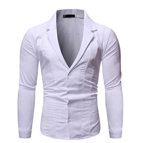 dress shirt mens long sleeve solid simple button cardigan casual slim fit shirt fashion mens clothes black white299l, White;black
dress shirt mens long sleeve solid simple button cardigan casual slim fit shirt fashion mens clothes black white299l, White;black