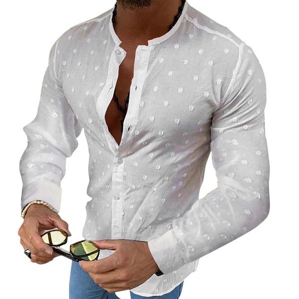incerun solid color shirt men streetwear jacquard casual long sleeve handsome thin blouse fashion dress shirts men s-5xl 2020228u, White;black
incerun solid color shirt men streetwear jacquard casual long sleeve handsome thin blouse fashion dress shirts men s-5xl 2020228u, White;black