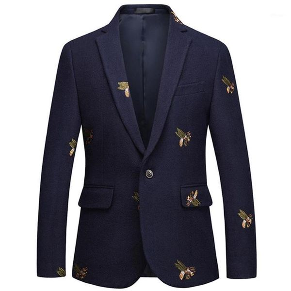 bee embroidery blazer slim fit masculino abiti uomo 2020 wedding prom blazers tweed wool for men stylish suit jacket13059, White;black
bee embroidery blazer slim fit masculino abiti uomo 2020 wedding prom blazers tweed wool for men stylish suit jacket13059, White;black