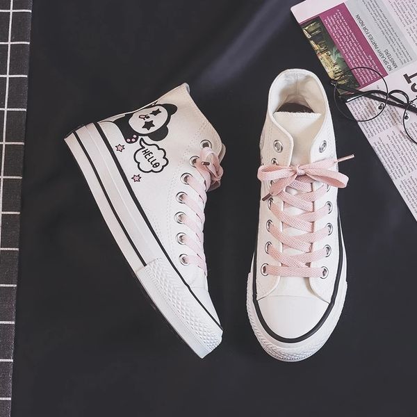 dress shoe s sneakers cute panda high women vulcanize canvas leisure gumshoes walking flats drop 230812, Black
dress shoe s sneakers cute panda high women vulcanize canvas leisure gumshoes walking flats drop 230812, Black