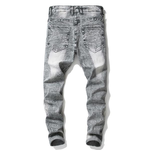 selling mens designer bike jeans fashion casual slim pants men's jeans hole stretch gray denim trousers259u, Blue
selling mens designer bike jeans fashion casual slim pants men's jeans hole stretch gray denim trousers259u, Blue