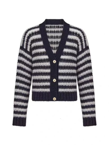 womens sweaters designers retro horizontal striped hairhair and alpaca knit cardigan coat for womens autumnwinter fashion luxury 230811, White;black
womens sweaters designers retro horizontal striped hairhair and alpaca knit cardigan coat for womens autumnwinter fashion luxury 230811, White;black