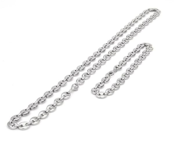coffee bean necklace and bracelet set stainless steel mens jewellry two colors optional hip hop2962470, Silver
coffee bean necklace and bracelet set stainless steel mens jewellry two colors optional hip hop2962470, Silver