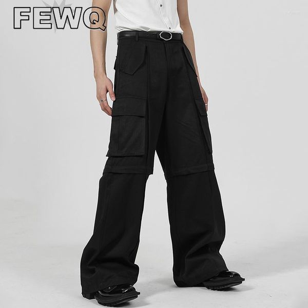 men's suits fewq large pockets cargo pants korean fashion safari style male casual overalls high street niche design 2023 tide 24b3047, White;black
men's suits fewq large pockets cargo pants korean fashion safari style male casual overalls high street niche design 2023 tide 24b3047, White;black