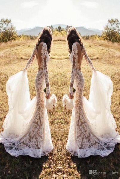 romantic lace white wedding dresses mermaid illusion long sleeves backless appliqued long western country bridal gowns2898223
romantic lace white wedding dresses mermaid illusion long sleeves backless appliqued long western country bridal gowns2898223