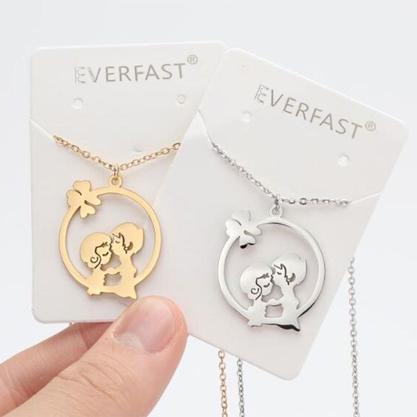 everfast wholesale 10pc/lot geometric round couples stainless steel pendant lover charms necklaces for women men korean fashion jewelry gift, Silver
everfast wholesale 10pc/lot geometric round couples stainless steel pendant lover charms necklaces for women men korean fashion jewelry gift, Silver