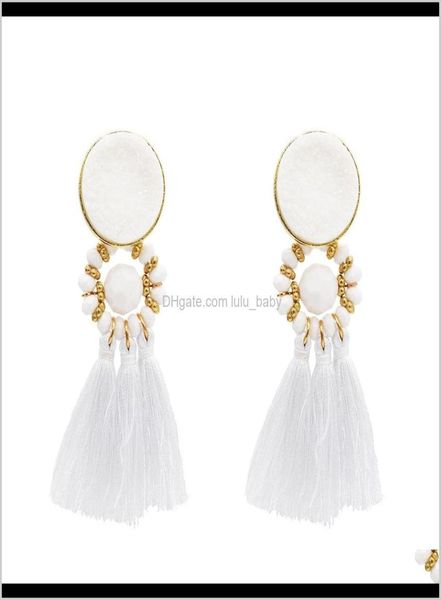 8 colors bohemian acrylic beads cotton thread long tassel drop earrings for party jewelry tj5hm dangle chandelier fg2sw8636990, Silver
8 colors bohemian acrylic beads cotton thread long tassel drop earrings for party jewelry tj5hm dangle chandelier fg2sw8636990, Silver