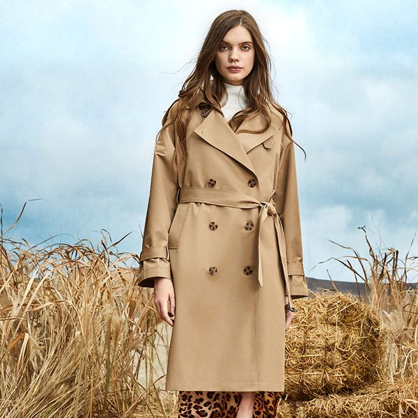 women's trench coats jazzevar 2023 autumn casual coat oversize double breasted vintage washed outwear loose clothing 230812, Tan;black
women's trench coats jazzevar 2023 autumn casual coat oversize double breasted vintage washed outwear loose clothing 230812, Tan;black