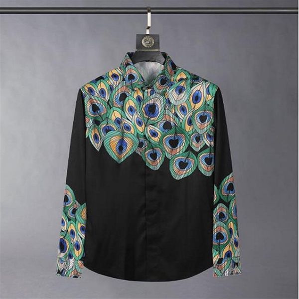silk soft mens luxury peacock digital printed shirts long sleeve dress fashion slim fit party male 3xl286s, White;black
silk soft mens luxury peacock digital printed shirts long sleeve dress fashion slim fit party male 3xl286s, White;black