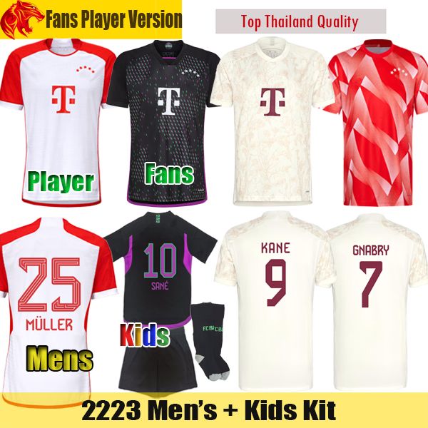 23 24 bayern munich soccer jerseys kane sane 2023 2024 musiala fans player version muller gnabry football shirt kimmich coman choupo-moting, Black;yellow
23 24 bayern munich soccer jerseys kane sane 2023 2024 musiala fans player version muller gnabry football shirt kimmich coman choupo-moting, Black;yellow