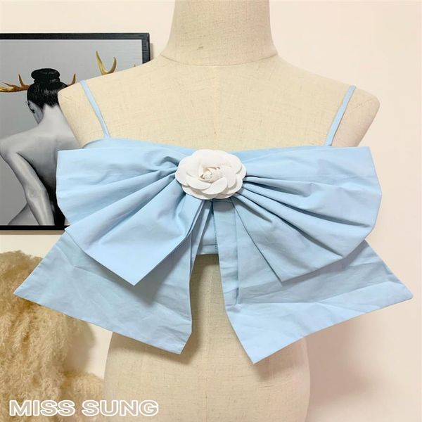 new women's fashion design spaghetti strap short up-navel style high waist big bow flower pin patchwork tank vest camisol183b, White
new women's fashion design spaghetti strap short up-navel style high waist big bow flower pin patchwork tank vest camisol183b, White
