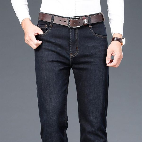 2020 new men's graphene functional fabric business black straight-leg jeans classic loose stretch jeans men's brand trou219p, Blue
2020 new men's graphene functional fabric business black straight-leg jeans classic loose stretch jeans men's brand trou219p, Blue