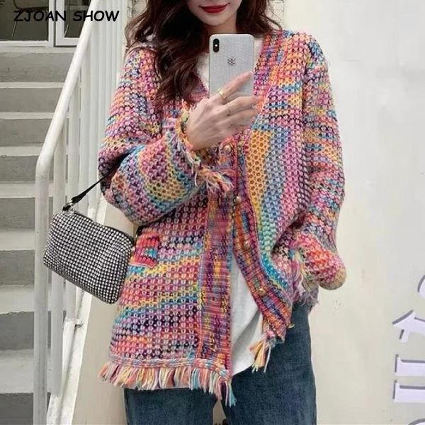 womens sweaters lazy chic mix colored knitted cardigan woman v neck center button full sleeve hem burr tassel sweater loose knitwear jumper, White;black
womens sweaters lazy chic mix colored knitted cardigan woman v neck center button full sleeve hem burr tassel sweater loose knitwear jumper, White;black