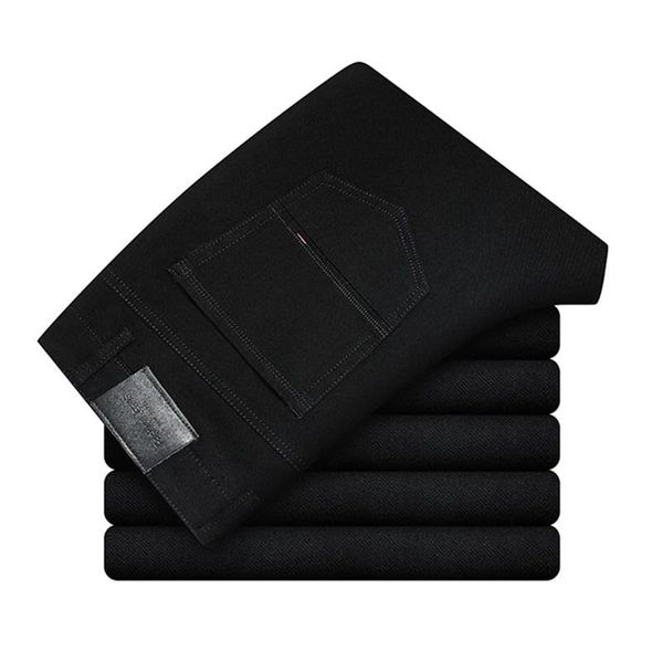 men's jeans autumn soft and comfortable classic straight loose winter black denim trousers male business casual slim brand pa297w, Blue
men's jeans autumn soft and comfortable classic straight loose winter black denim trousers male business casual slim brand pa297w, Blue