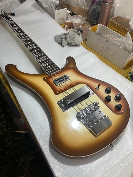 ultra rare 4 strings 4003 limited edition brown silver burst electric bass guitar rosewood fingerboard triangle pearl inlay chrome hardware
ultra rare 4 strings 4003 limited edition brown silver burst electric bass guitar rosewood fingerboard triangle pearl inlay chrome hardware