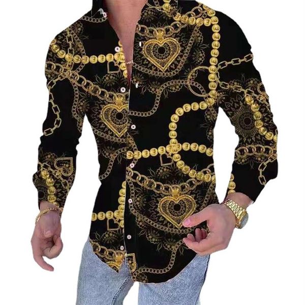 men's casual shirts autumn mens shirt 2022 fashion digital printing chemise slim lapel print long sleeve men blouse272h, White;black
men's casual shirts autumn mens shirt 2022 fashion digital printing chemise slim lapel print long sleeve men blouse272h, White;black