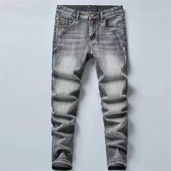 designer men's jeans fashion luxury slim elastic bee brand business pants trousers classic style male denim leisure trousers 270h, Blue
designer men's jeans fashion luxury slim elastic bee brand business pants trousers classic style male denim leisure trousers 270h, Blue