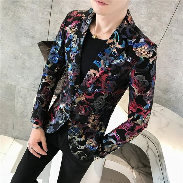 2020 male suit blazer flower gold print party wedding festival stylish blazers for men stage costumes singers slim fit jacket253c, White;black
2020 male suit blazer flower gold print party wedding festival stylish blazers for men stage costumes singers slim fit jacket253c, White;black