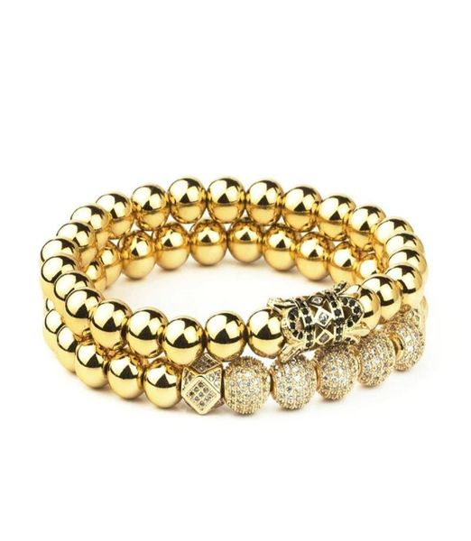 2pcsset micro inlay zircon round ser men crown charm bangle natural beads buddha bracelet for women pulseras masculina7282736, Golden;silver
2pcsset micro inlay zircon round ser men crown charm bangle natural beads buddha bracelet for women pulseras masculina7282736, Golden;silver