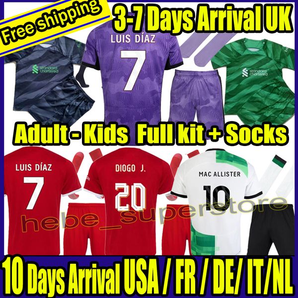 23 24 and kids full set soccer jerseys gakpo darwin 2023 mohamed luis diaz alexander arnold football kit shirts men kids uniform a.becker p, Black;yellow
23 24 and kids full set soccer jerseys gakpo darwin 2023 mohamed luis diaz alexander arnold football kit shirts men kids uniform a.becker p, Black;yellow