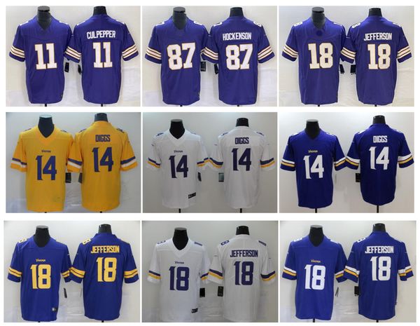 2023 justin jefferson stefon diggs minnesotas vikingss football jersey daunte culpepper t.j. hockenson legacy throwback purple yellow white, Black;red
2023 justin jefferson stefon diggs minnesotas vikingss football jersey daunte culpepper t.j. hockenson legacy throwback purple yellow white, Black;red