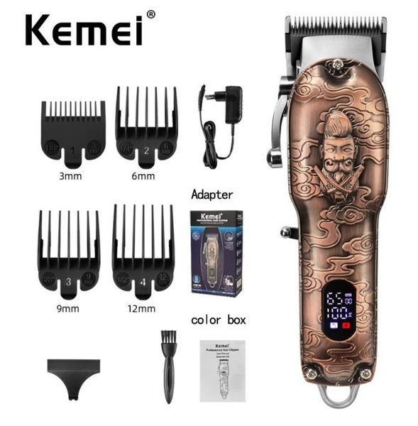 kemei km3705 professional electric hair trimmer metal body lcd digital hair clipper7527996
kemei km3705 professional electric hair trimmer metal body lcd digital hair clipper7527996