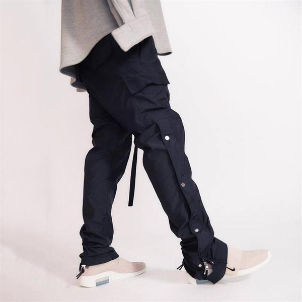 men's pants autumn winter streetwear side snap cargo hip hop slim fit ribboned waistband track elastic waist 9y4214278q, Black
men's pants autumn winter streetwear side snap cargo hip hop slim fit ribboned waistband track elastic waist 9y4214278q, Black