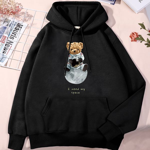 men's hoodies sweatshirts teddy bear imitates american astronaut men's hoody autumn oversize hoodie sport full sleeve sweatshirt c, Black
men's hoodies sweatshirts teddy bear imitates american astronaut men's hoody autumn oversize hoodie sport full sleeve sweatshirt c, Black