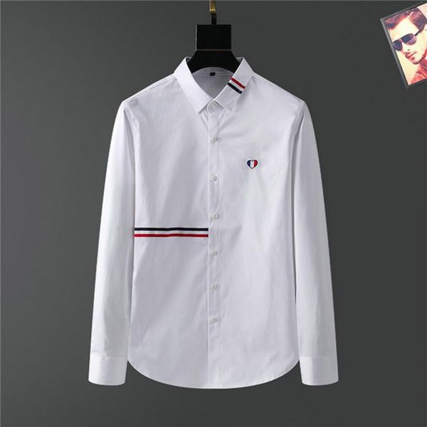 luxurys designers men's dress shirts fashion trend casual business cocktail shirt long sleeve solid color summer2240, White;black
luxurys designers men's dress shirts fashion trend casual business cocktail shirt long sleeve solid color summer2240, White;black